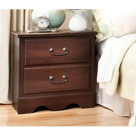 Nightstand with 2 Drawers